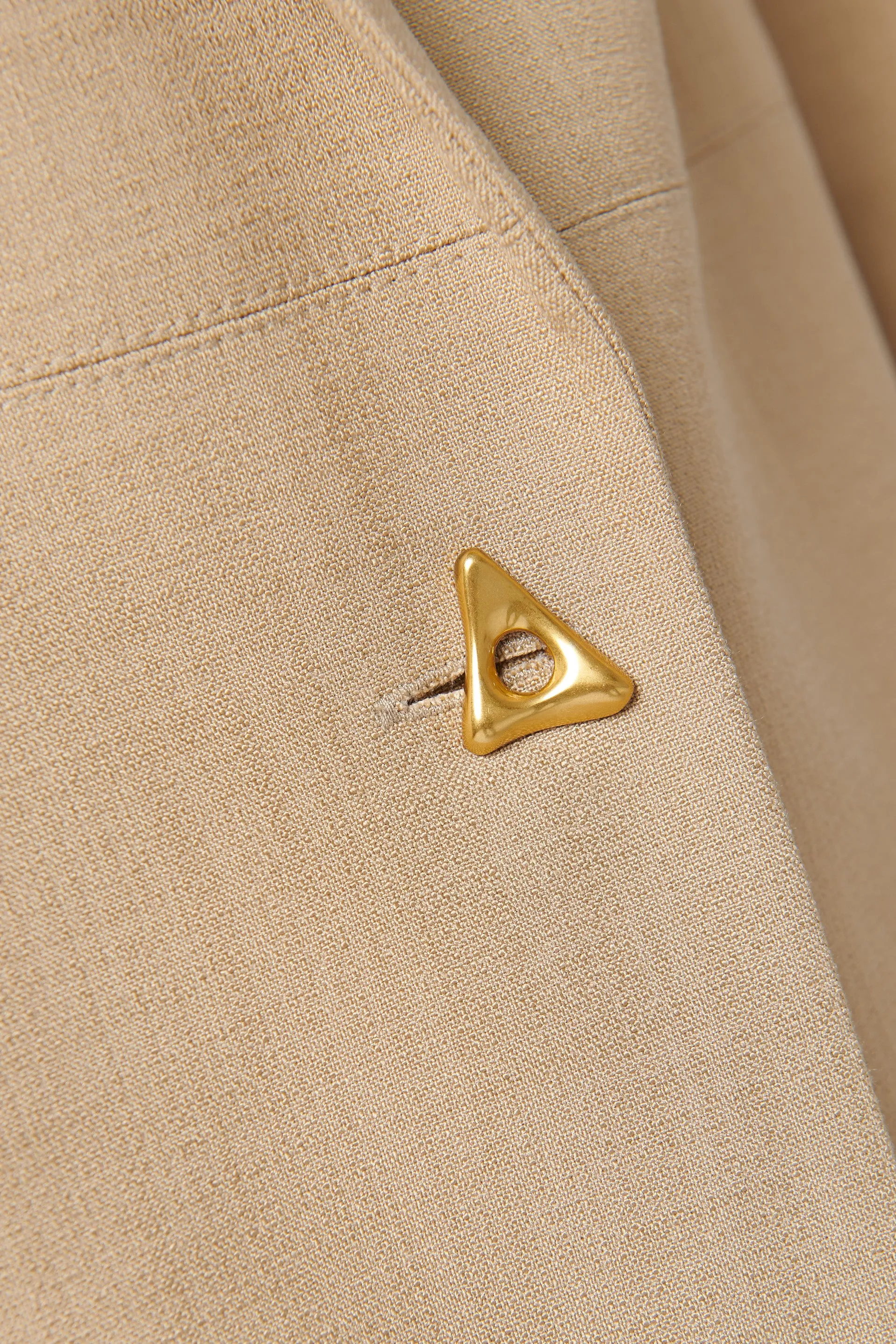Beige Mercedes Boxy Blazer
