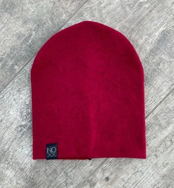 Burgundy | Cozy Sweater Knit Beanie