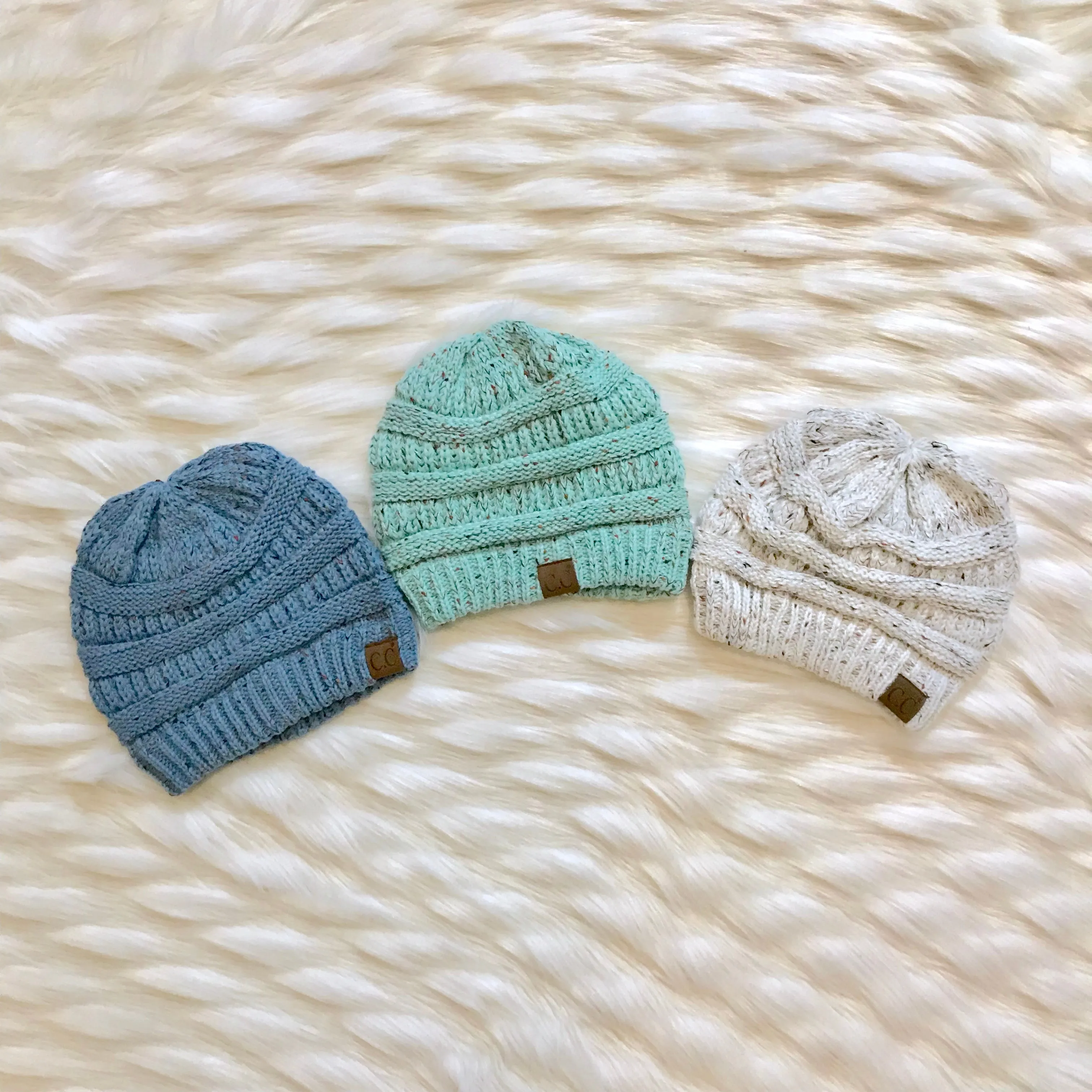 Chill Connection Mint Knit Beanie