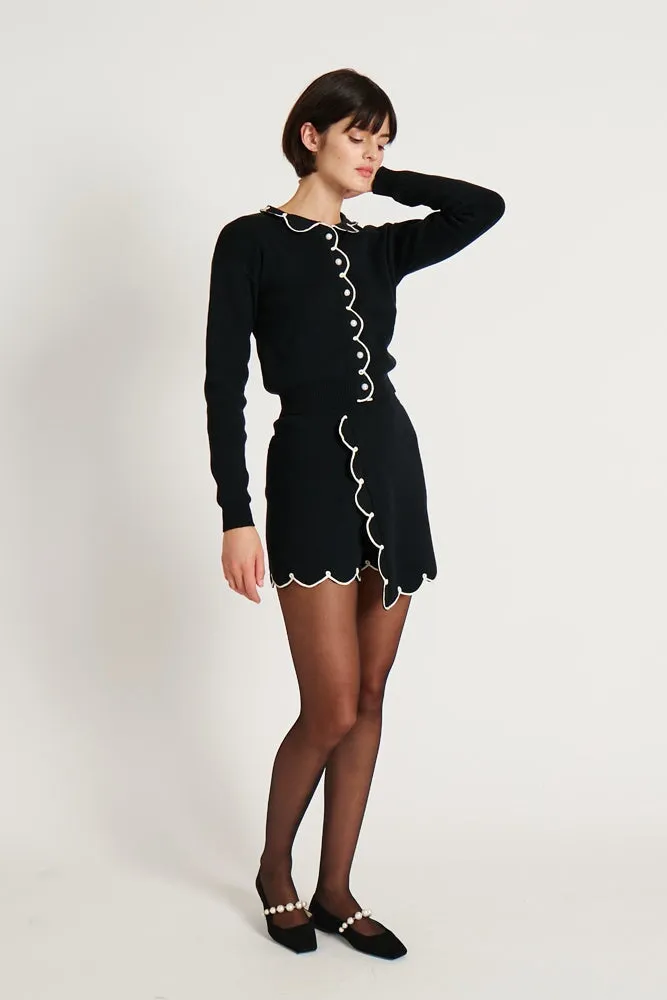 CUPCAKE CARDIGAN BLACK