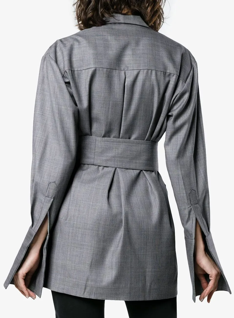 Deconstructed Wrap Blazer