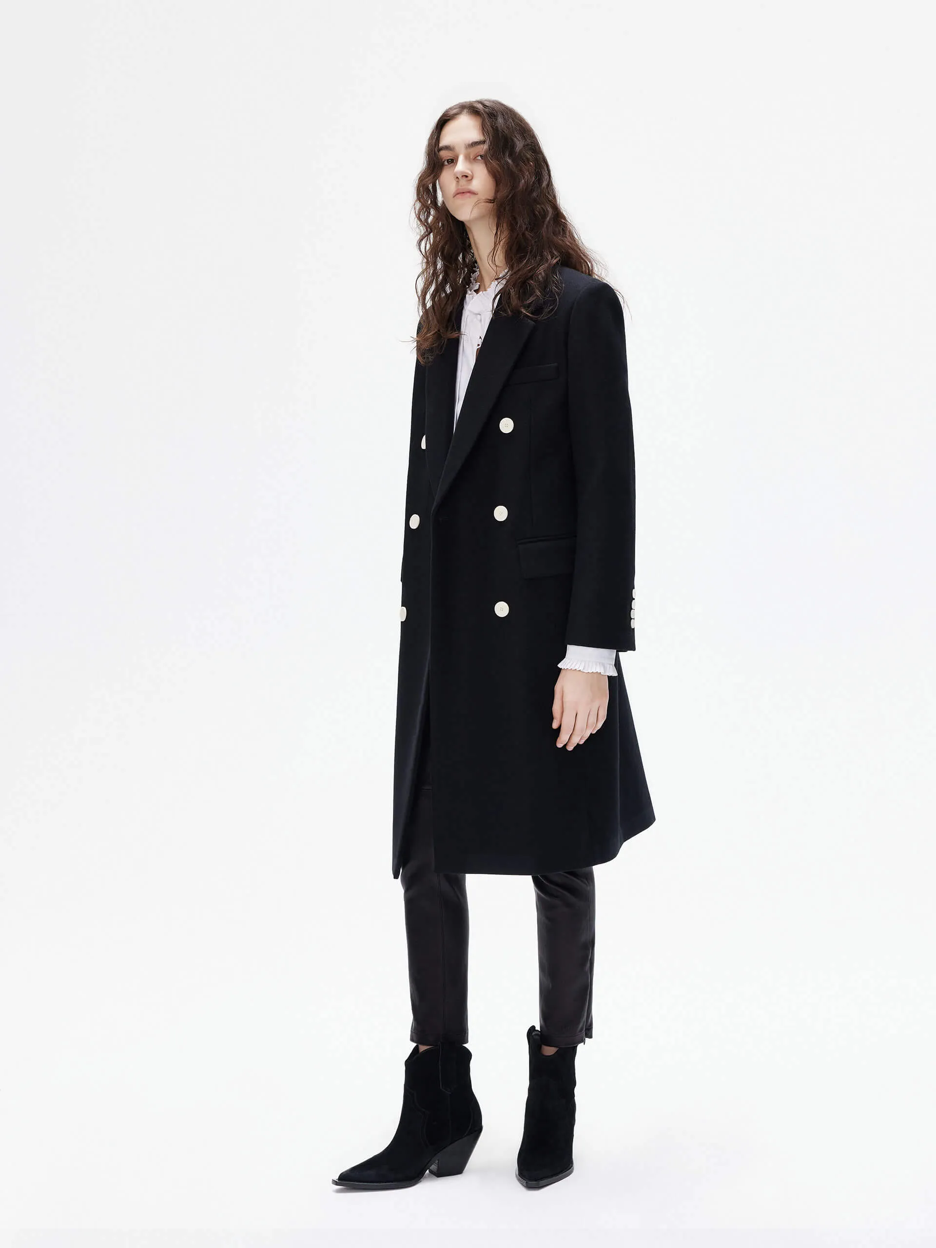 Double Breasted Wool Coat