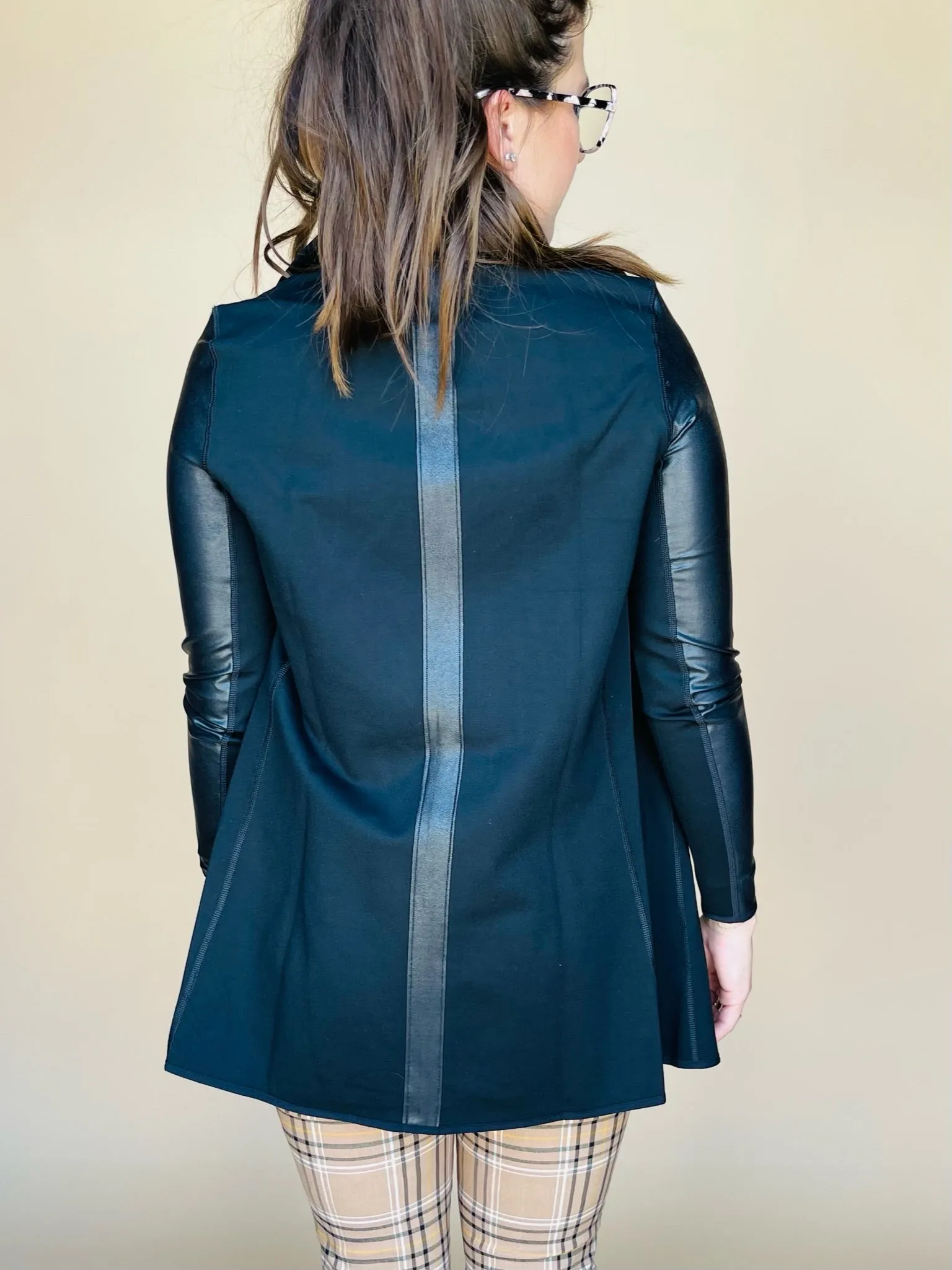 Drape Front Jacket