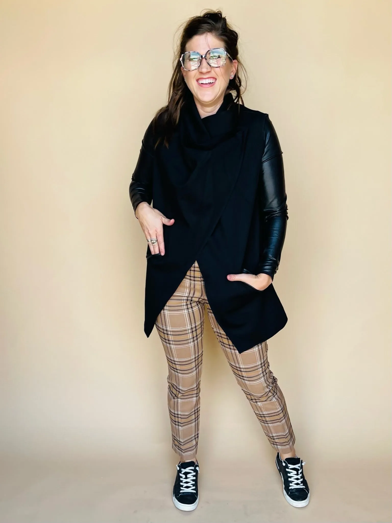 Drape Front Jacket