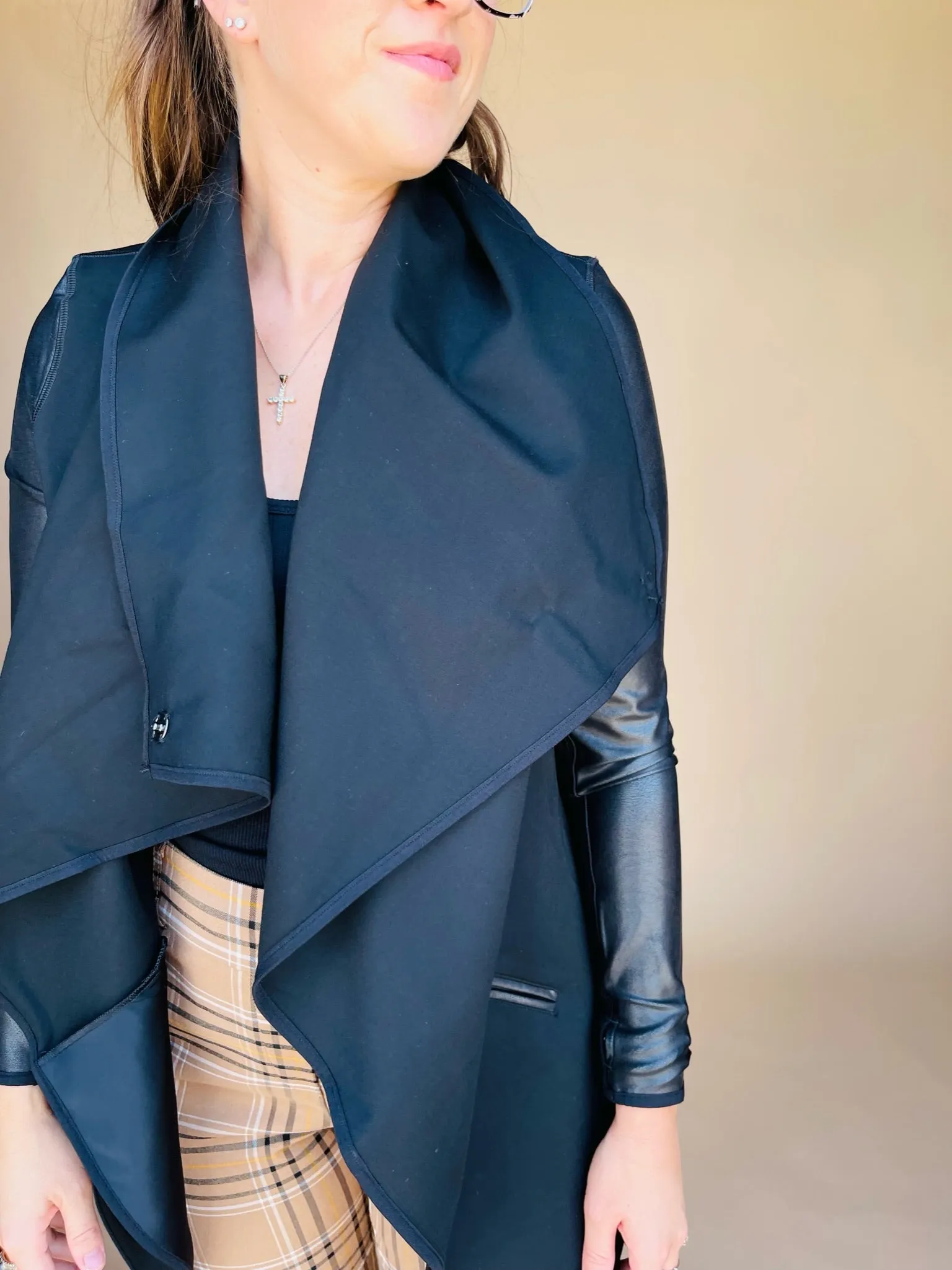 Drape Front Jacket