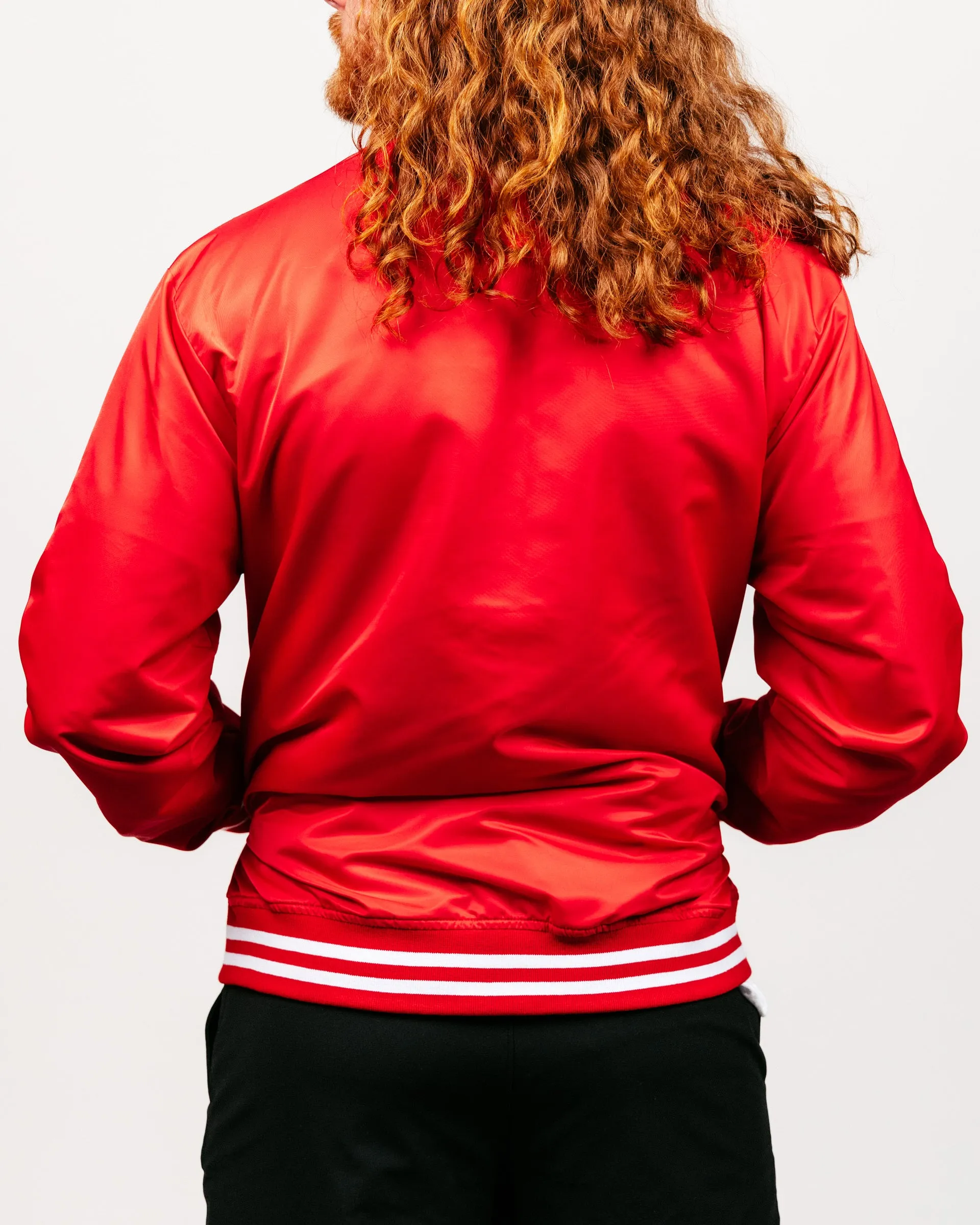 Essential Red Varsity Jacket