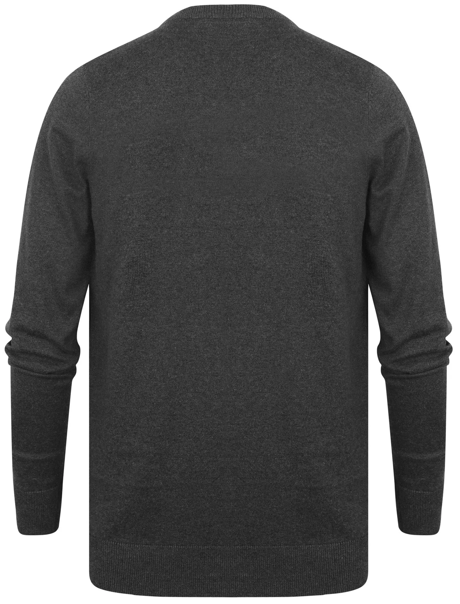 Expanse Cotton V Neck Jumper In Charcoal Marl - Tokyo Laundry