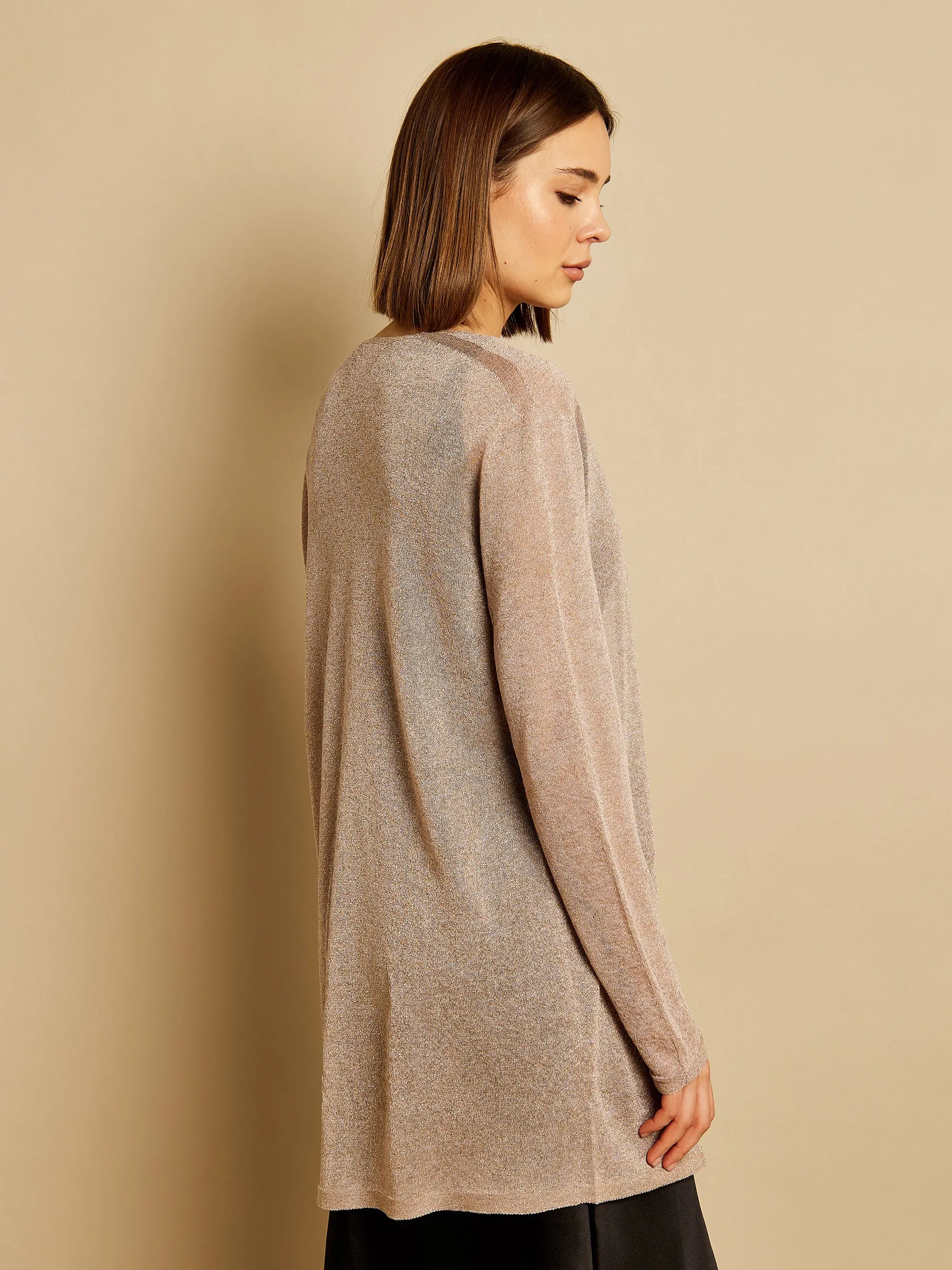 GWD Pippa Sparkle Long Line Cardigan
