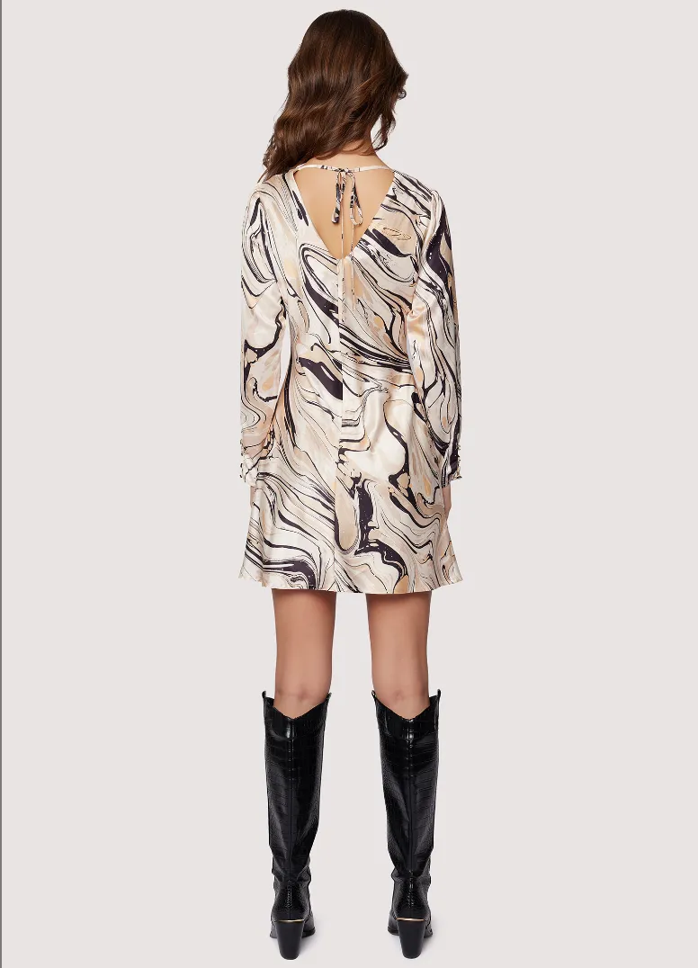 Opulence Long Sleeve Mini Dress