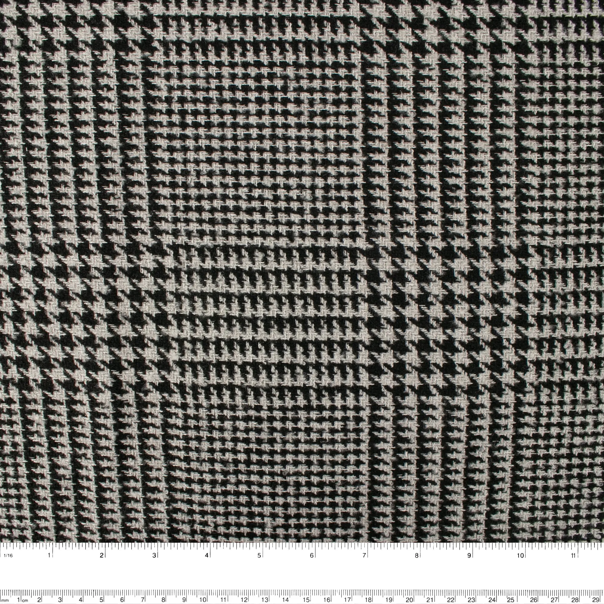 Plaid and tweed - DOWNTOWN - Houndstooth - Black / Grey
