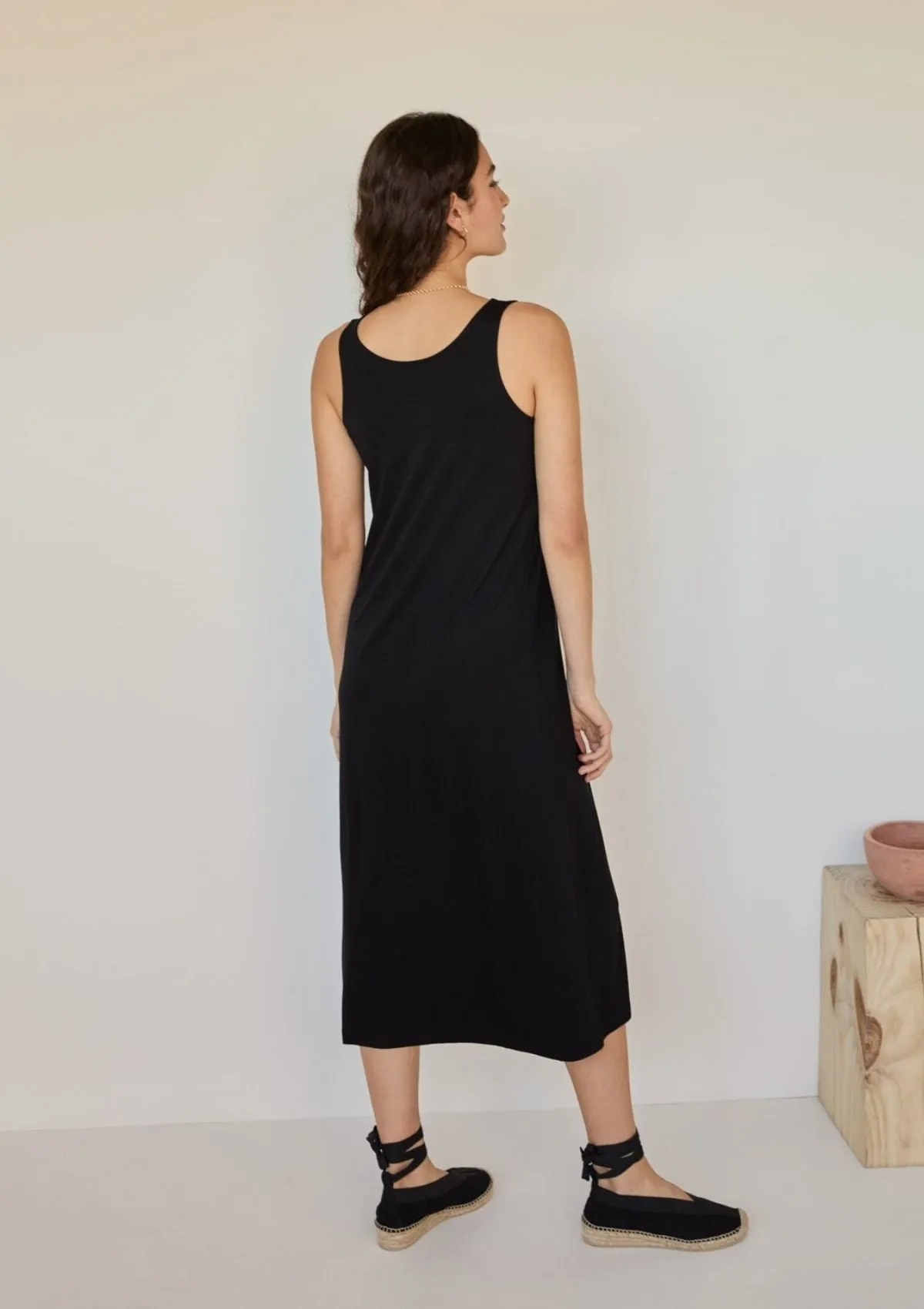 Reversible Black Summer Dress | Yerse