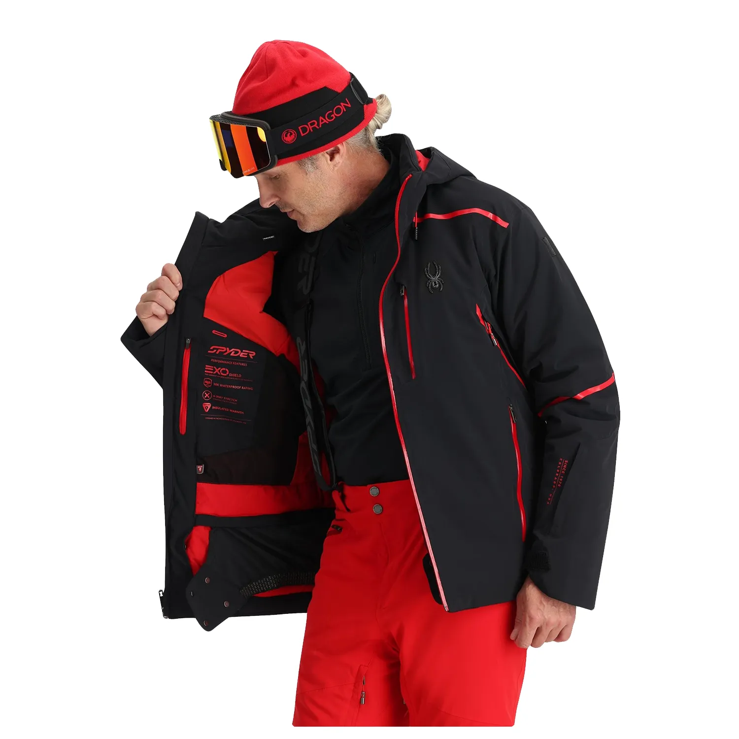 Spyder Men's Vanqysh Jacket 2025 Black