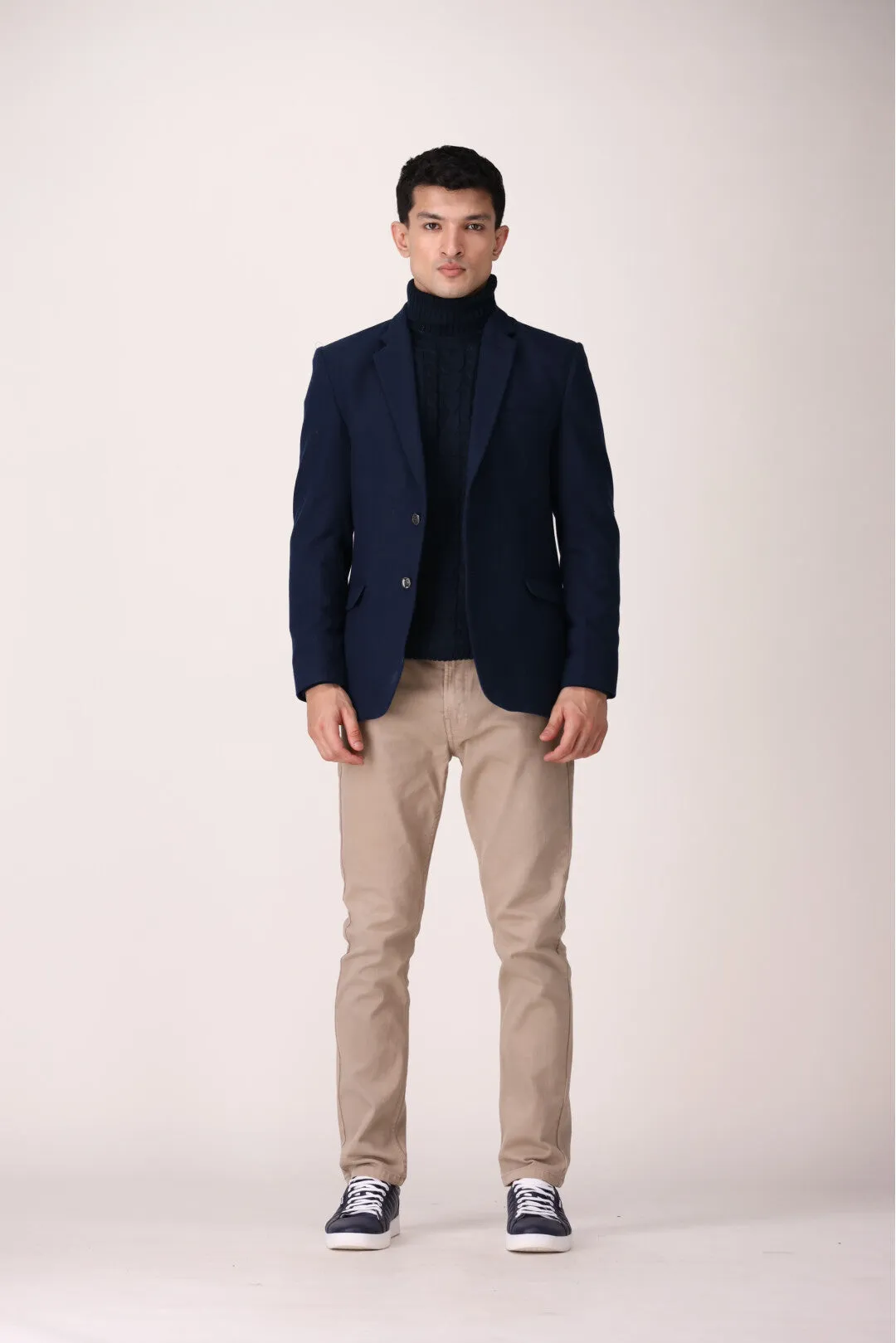 TEXTURED WINTER JACKET REGULAR FIT