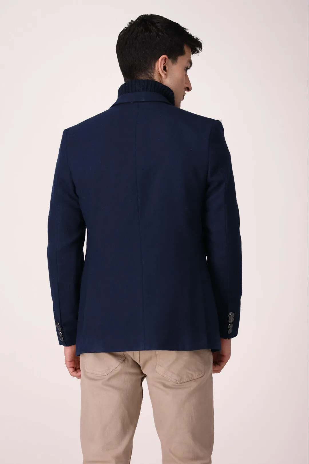 TEXTURED WINTER JACKET REGULAR FIT