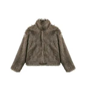 Vintage Faux Fur Coat