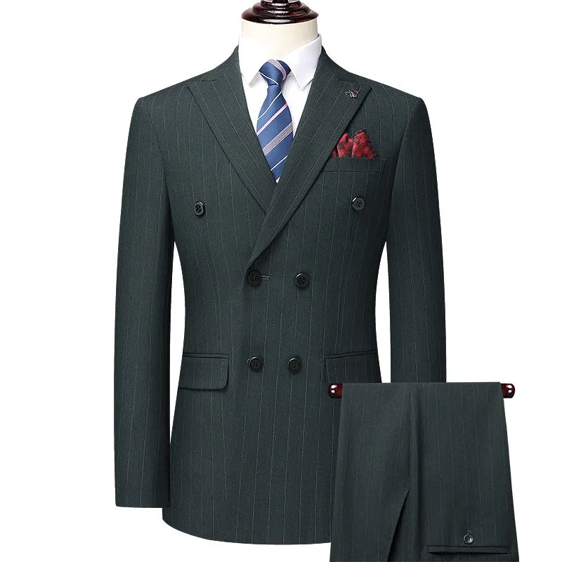 ViscoChic Double Breasted Skinny Suit 3