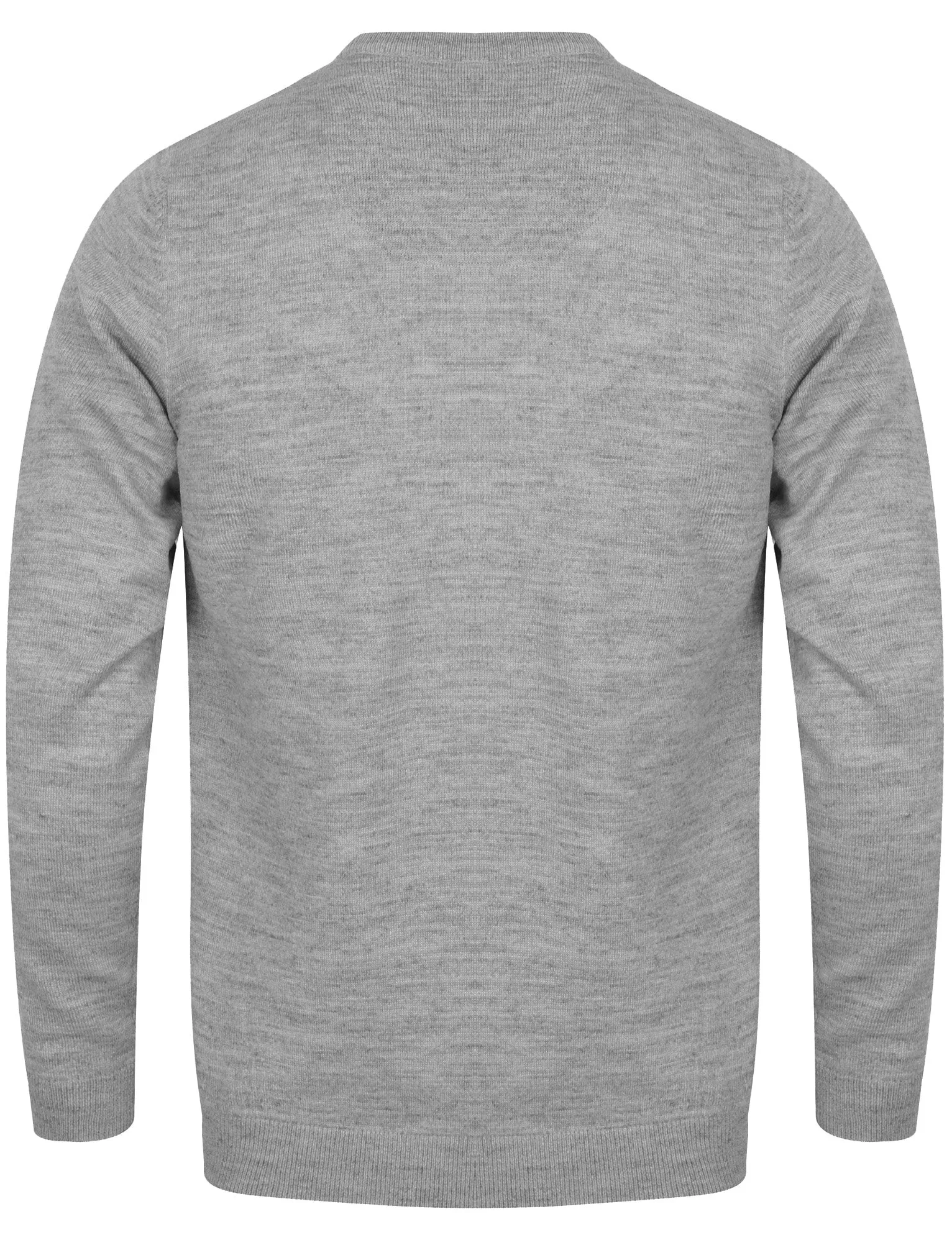 Zouma Wool Blend Crew Neck Jumper In Light Grey Marl - Kensington Eastside